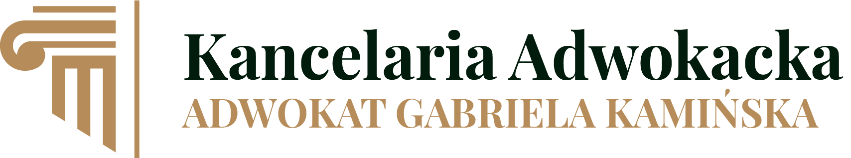 Logo Kancelaria Adwokacka Adwokat Gabriela Kamińska